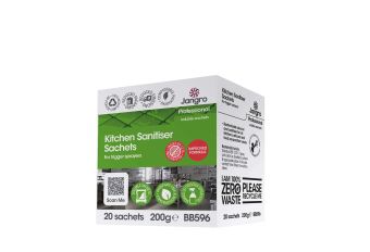 Jangro Enviro Kitchen Sanitiser Sachets - Sprayer