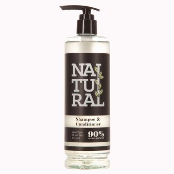 Eco Natural Shampoo and Conditioner Pump Dispensers - 400ml