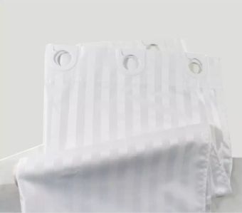 Satin Stripe Shower Curtain