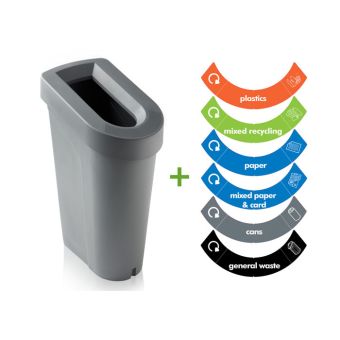 uBin Recycling Bin - 70L - Grey