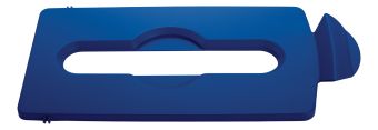 Slim Jim Recycling Station Lid - Paper / Carboard - Blue