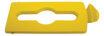 Slim Jim Recycling Station Lid - Mixed Recycling - Yellow