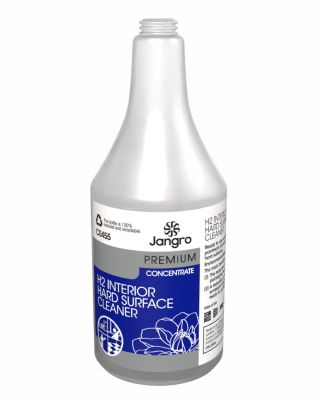 Jangro Enviro H2 Interior Hard Surface Cleaner - Concentrate - Empty Bottle
