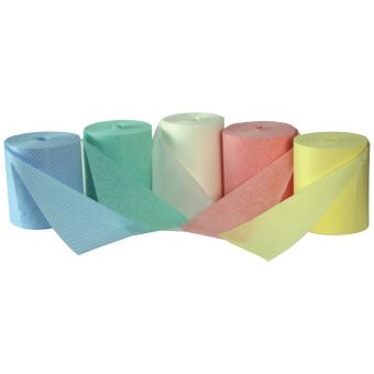 Jangro Lightweight Wipe Rolls - Red