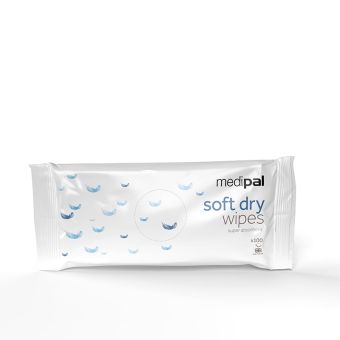 Medipal Soft Dry Patient Wipe Large 28 x 27cm