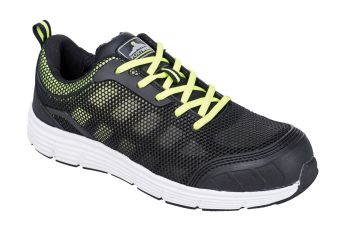 Steelite Tove Trainers - 7 - Black / Green