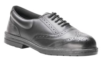 Steelite Executive Brogue Shoes - 7 - Black