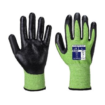 Nitrile Foam D Cut - 10 / XL - Green