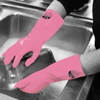 Household Gloves - XL - Pink