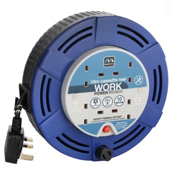 4 Way Extension Reel - 10m