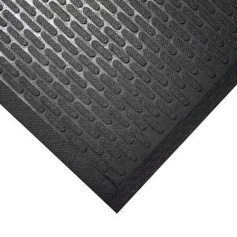 COBAscrape Rubber Workplace Mat - 0.85m x 0.75m
