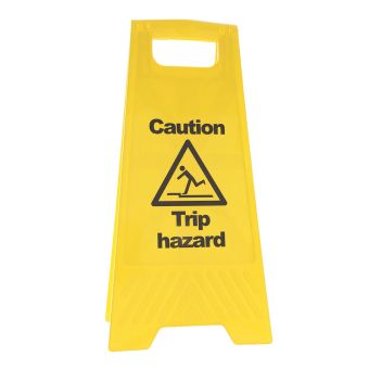 Caution Trip Hazard Floor Stand