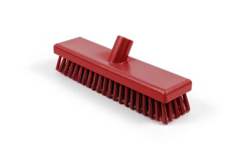 Stiff Deck Scrub Head - 305mm - Red