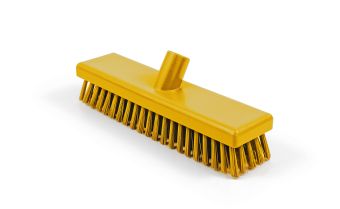 Stiff Deck Scrub Head - 305mm - Yellow
