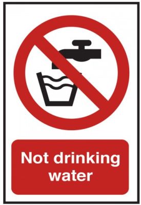 Not Drinking Water Vinyl Sticker