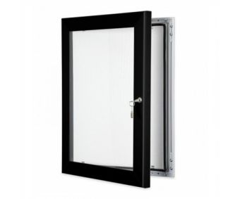 Key Lock Poster / Menu Display Case - A4 - Black
