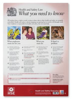 Health & Safety Law Poster﻿ - A3