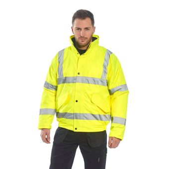 Hi-Vis Bomber Jacket - L - Yellow