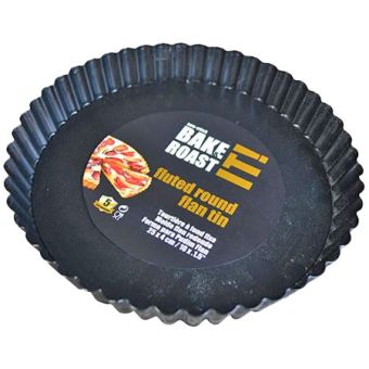 Non-Stick Round Fluted Flan Tin