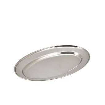 GenWare Stainless Steel Flat Dish - 20cm