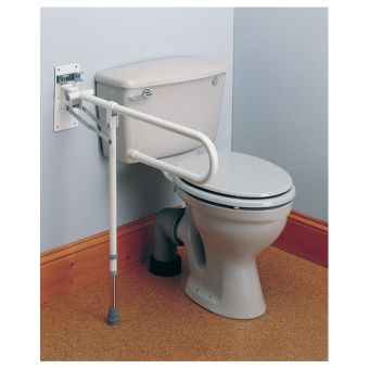 Homecraft Fold Away Grab Rail with Supporting Leg