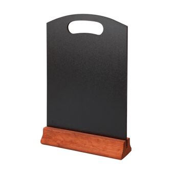 Hand Held Menu - A4 - Red Mahogany