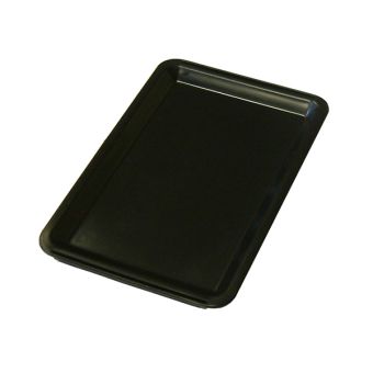 Rectangle Plastic Tip Tray - Black
