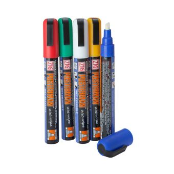 Liquid Chalk 5 Pack - 6mm - Assorted Colours