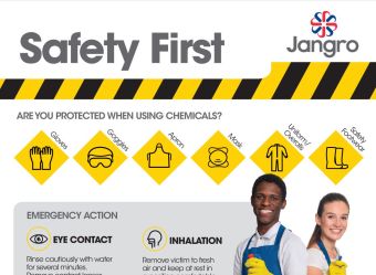 Jangro Safety First Poster - A3