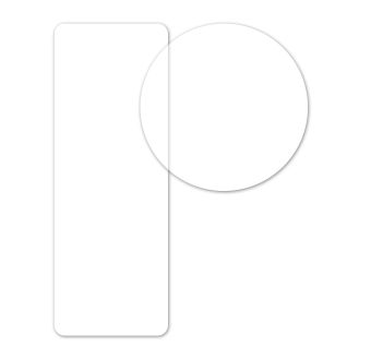 DateCodeGenie Blank Permanent Labels - 50mm x 150mm - Clear