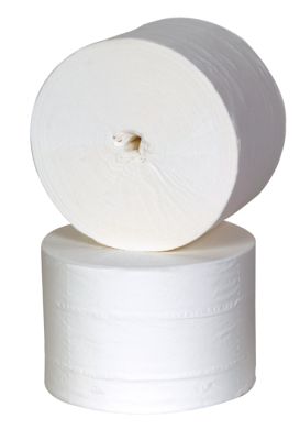 Jangro 2 Ply Coreless Toilet Rolls - White