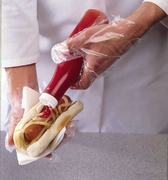 Shield® Disposable Polythene Gloves - Small - Clear