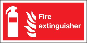 Fire Extinguisher Sign - Self Adhesive