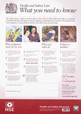 Health & Safety Law Poster﻿ - A2
