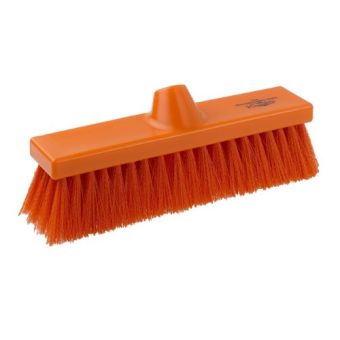 Premier Soft Flat Sweeping Broom Head - 280mm - Orange