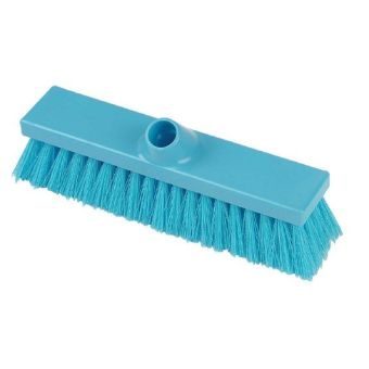 Premier Medium Flat Sweeping Broom Head - 280mm - Blue