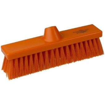 Premier Medium Flat Sweeping Broom Head - 280mm - Orange