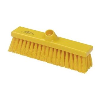 Premier Medium Flat Sweeping Broom Head - 280mm - Yellow