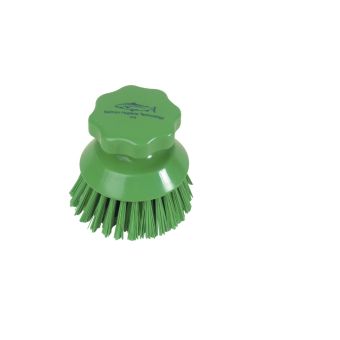 Hygiene Round Hand Scrubbing Brush - 115mm - Green