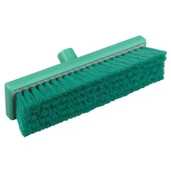Hygiene Soft Flat Sweeping Broom Head - 305mm - Green