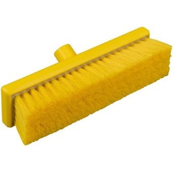 Hygiene Soft Flat Sweeping Broom Head - 305mm - Yellow