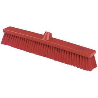Premier Medium Flat Sweeping Broom Head - 500mm - Red
