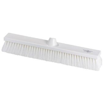 Premier Medium Flat Sweeping Broom Head - 500mm - White
