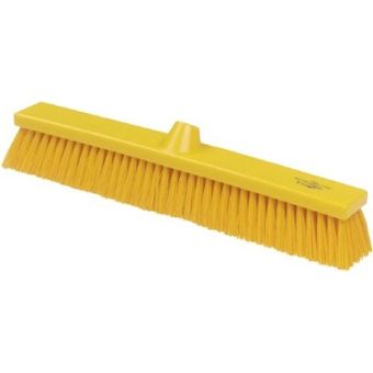 Premier Medium Flat Sweeping Broom Head - 500mm - Yellow