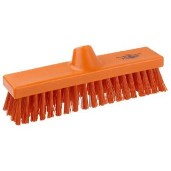 Premier Stiff Deck Scrub Head - 280mm - Orange