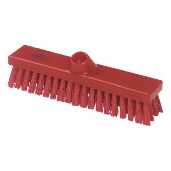 Premier Stiff Deck Scrub Head - 280mm - Red