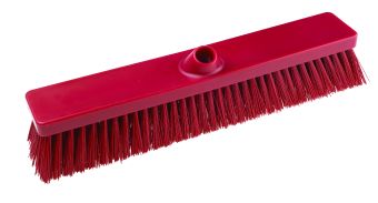 Hygiene Stiff Platform Sweeping Broom Head - 457mm - Red