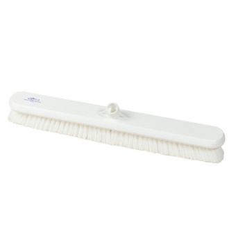 Hygiene Soft Platform Sweeping Broom Head - 610mm - White