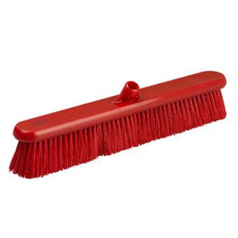 Hygiene Medium Platform Sweeping Broom Head - 610mm - Red