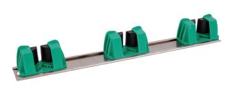 Wall Handle Holder - 3 Hook - White